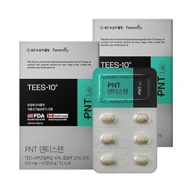 GC녹십자웰빙 PNT 덴티스텐 티즈텐 60정 2박스 GC Wellbeing PNT Dentisten Teaseten 60 Tablets 2 Boxes