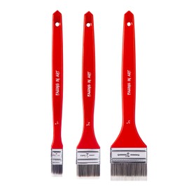 Falling in Art Flat Paddle Paint Brush Set with Long Handle, Large Scale Brush for Oil and Acrylic Paints(1 Inch,2Inch,3Inch)