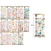 DERAYEE Reward Seal, 3D 3D, Foil Stamping, Translucent Notebook, Sticker,