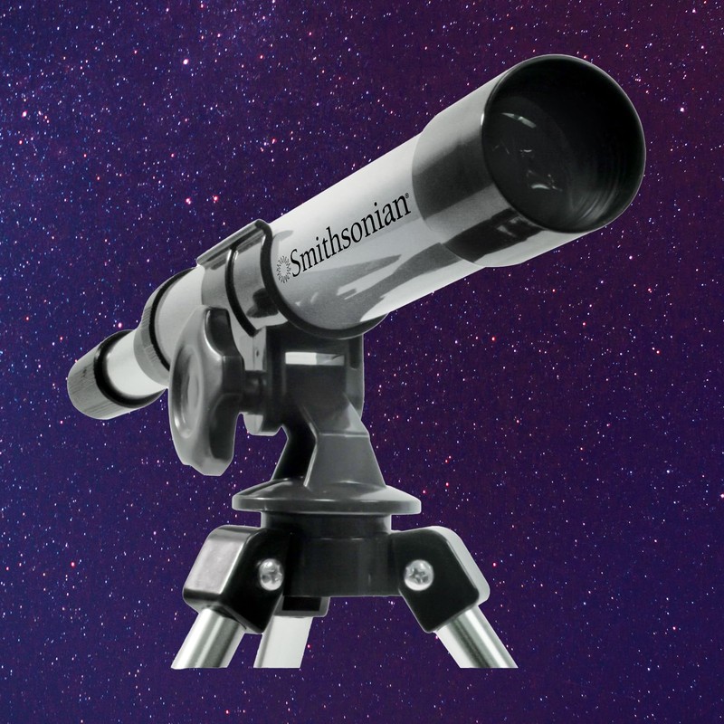 Smithsonian STEM 30x Telescope with Aluminum Tabletop Tripod