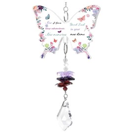 Butterfly New Home Ornaments Garden Sun Catchers, Crystal Suncatcher Gifts New Home Gifts