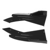 2PCS Car Rear Bumper Canard Lip Side Skirt Splitter Spoiler