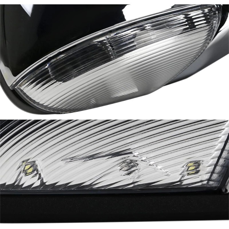 Cahuczlhoz For 2013-2019 Dodge Ram 1500 Chrome Power Folding Heated