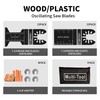 LEILUO 50 Pcs Multitool Blades Set for Wood Oscillating Saw