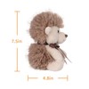 Apricot Lamb Gentleman Hedgehog Plush Stuffed Animals for Kids, Soft