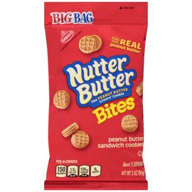 Nutter Butter Bites Mini Cookies, Peanut Butter, 3 Ounce