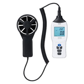 Sanwa Direct 400-TST935 Digital Anemometer, Separate Air Speed/Air/Temperature Measurement with Dedicated Case