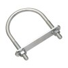 National Hardware N222-217 U Bolt, 652, 652-3/8"x3 x4-1/2, Zinc Plated