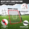 Heavy Duty Baseball Rebounder Net 4x4.5 FT Pitchback with 3
