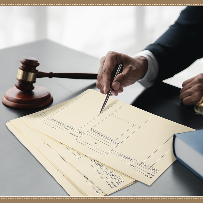 Fuyoooo 100 Pack 14.75 x 10'' Attorney's Envelopes Open Side