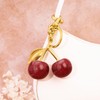 Cherry Keychain Bag Purse Charms For Handbags Cherry Accessories Mothers
