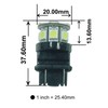 PA LED 2PCS 13SMD 3157 Green Auto LED Bulb 12V