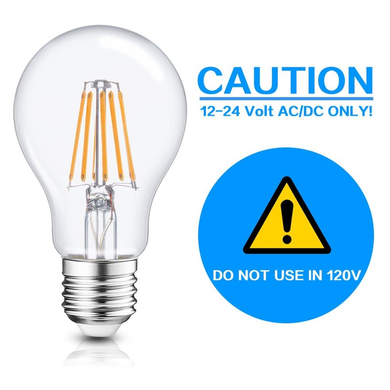 Haian Support Efficient 12V LED Bulb 6W 600Lm - E26/E27