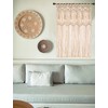 Hysunland French Door Window Curtains Handmade Macrame Side Window Curtain