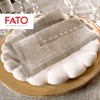 FATO - Trockene Papierservietten, Airlaid, Textileffekt, Packung mit 50 Servietten,