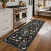 GarveeHome 2x6 Cat Washable Runner Rug for Kitchen, Soft Black