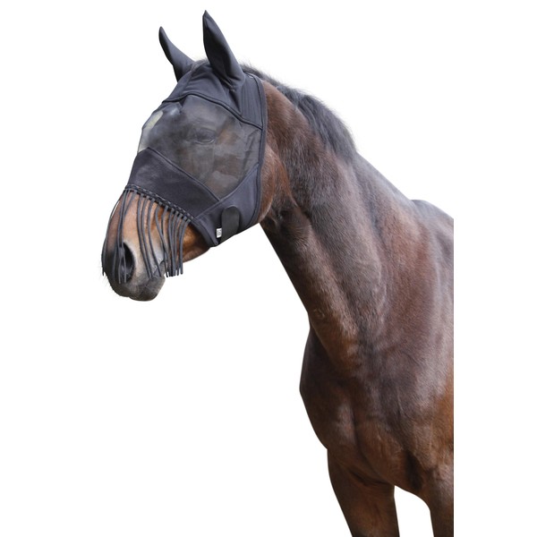 Kerbl Fly Mask with Ear Protection and Nose Cord