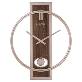 Bulova C4117 Phoenix Wall Clock, Champagne