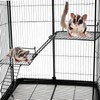 4 Pcs Sugar Glider Supplies Cage Accessories, Hamster Stainless Steel
