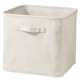 Muji 12403456 Soft Box, L Size, Width 13.8 x Depth 13.8 x Height 12.6 inches (35 x 35 x 32 cm), Polyester Linen