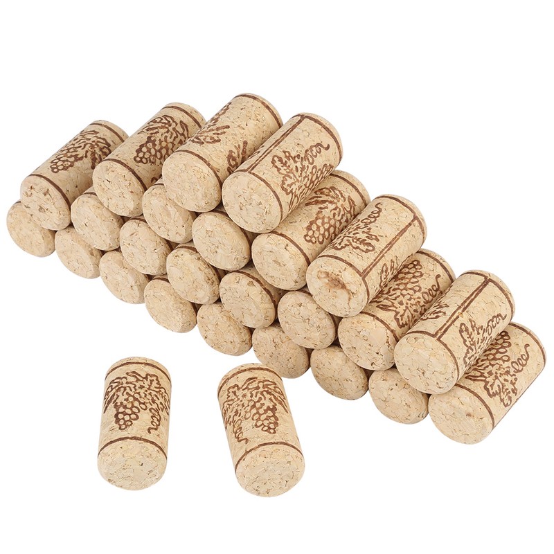 100PCS 22 *44mm Natural Cork StraightCorks Wooden Wine Bottle Stopper