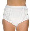 suprima 1288 001 PU Briefs White Buttoned for Medium to