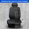 CAR PASS Universal FIT Piping Leather Car Seat Cover, for