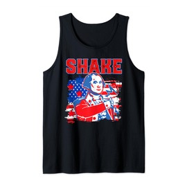 Shake & Bake 4th Of July George Washington Benjamin Franklin Tank Top