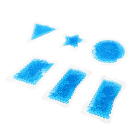 ORFOFE 6pcs Portable Ice Reusable Gel Ice Bags for Therapy for Injuries Skin Care and Keeping Drinks Cool