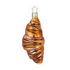 Inge-glas Croissant Christmas Bauble 11.5 cm, Glass Christmas Tree Bauble