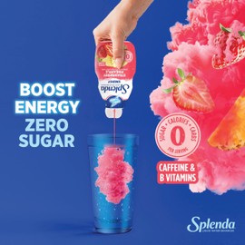 SPLENDA Energy Liquid Water Enhancer Drops, Sugar Free, Zero Calorie, Natural Flavor, Concentrated Drink Mix, 3.11 Fl Oz Each Bottle (Strawberry Pineapple, 2 Pack)