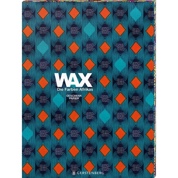 WAX Geschenkpapier-Heft - Motiv Rote Karos: 2 x 5 Bögen