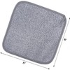 POLYTE Paño Desmaquillante Facial de Microfibra, 20.3x20.3 cm, 6 Pzas