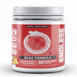 Predator Labs - Endless BCAA 6g - boisson de récupération musculaire aux électrolytes avec des acides aminés, Enzymes digestives, Purificateur pour le foie, antioxydants, L-Carnitine, L-Glutamine , Complexe pour la santé des articulations, Renforcie le s