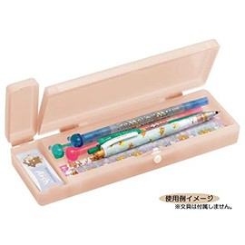 San-x Rilakkuma PT04702 Plastic Pen Case, Chairoikoguma Gyutto Plush Toy