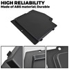 SAUTVS Battery Cover Kit for Can-Am Maverick X3, Black Plastic