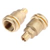 Mtsooning 2 Pcs QCC1 Nut Propane Gas Fitting Adapter with