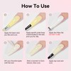 Black & White Painting Gel for Nail Art, Gel Polish