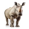 Rhino - Life Size Cardboard Cutout Standup People with Support