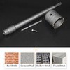 WUWEOT 2 Set 2 1/2 Inch Concrete Hole Saw with