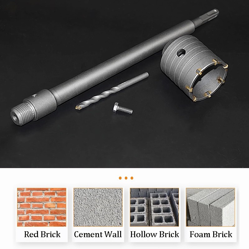 WUWEOT 2 Set 2 1/2 Inch Concrete Hole Saw with