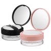 Mikinona Reusable Plastic Makeup Powder Box 2pcs Loose Powder Container