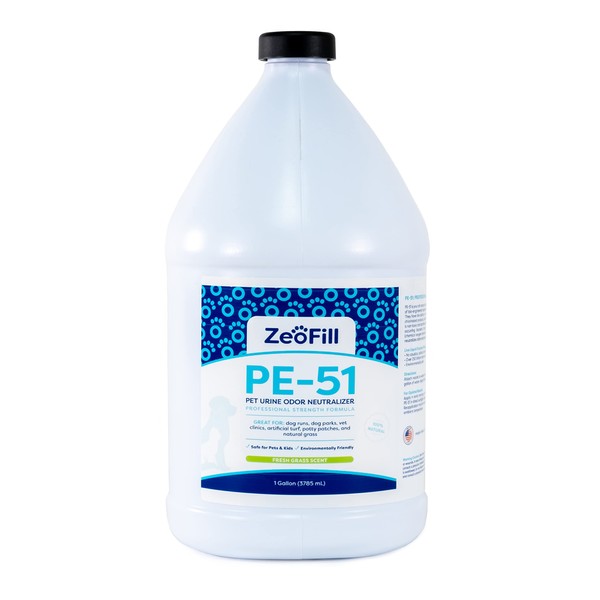 ZEOFILL PE-51 Pet Odor Eliminator - Professional Strength Urine Enzyme