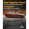 Rear Quarter Panel, Compatible with 2016-2021 Nissan Maxima, Left Driver