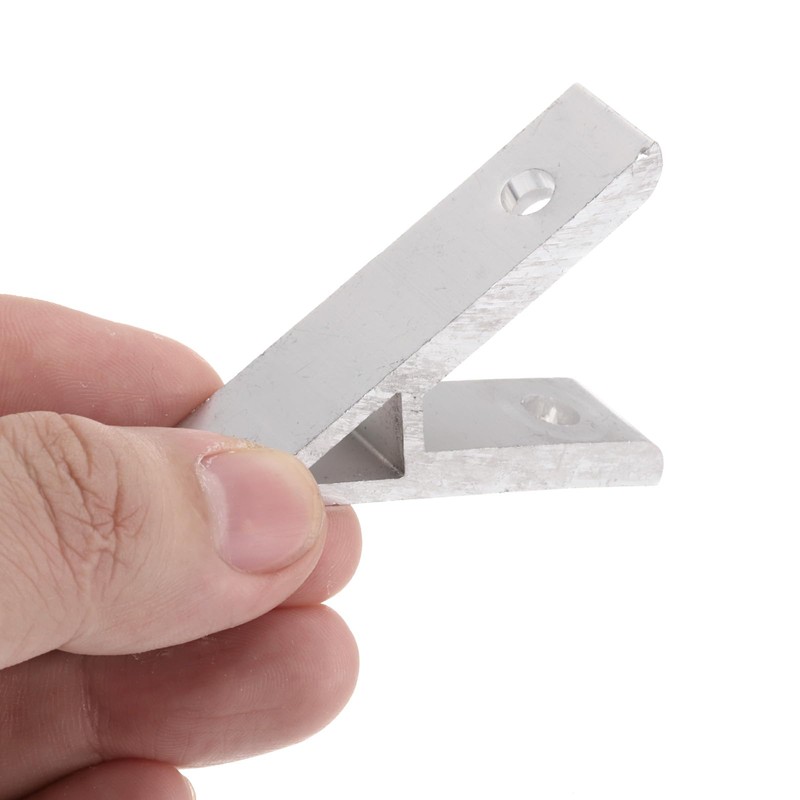 PATIKIL 45 Degree Angle Corner Brackets, 4Pcs 2.32x0.55 Inch Aluminum