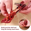 2025 New Stainless Steel Crawfish Peeler Tool，Crawfish Quick Peeler，Efficient Easily