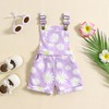ZZLBUF Toddler Kids Baby Girl Summer Overalls Shorts with Pockets