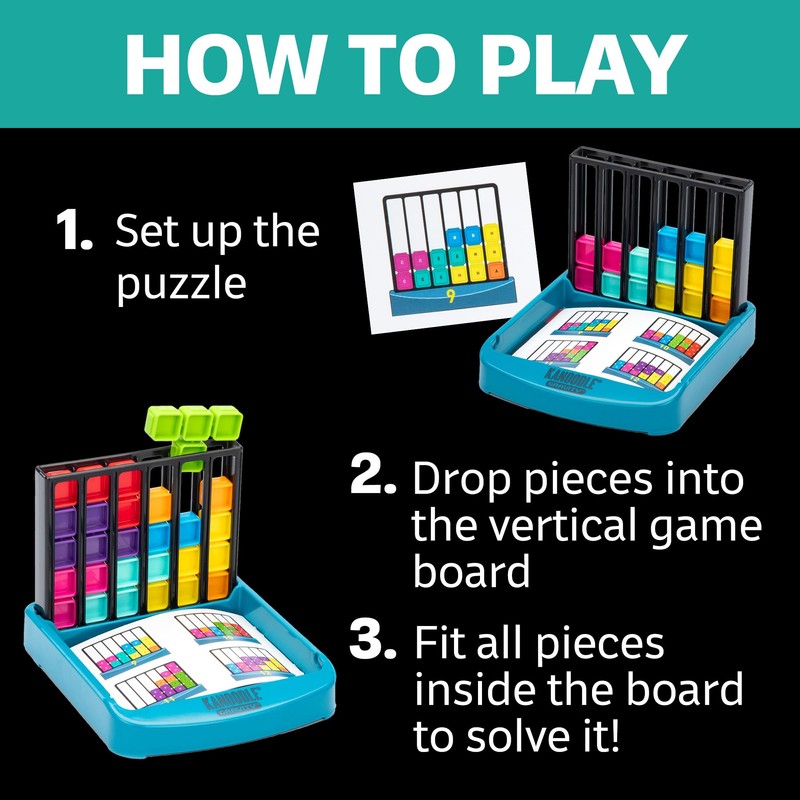 Educational Insights Kanoodle Gravity - 3D Brain Teaser Puzzles, Single