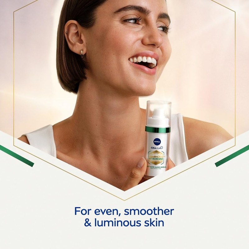 NIVEA Luminous 630 Post-Acne Dark Marks Serum (30ml), Facial Serum