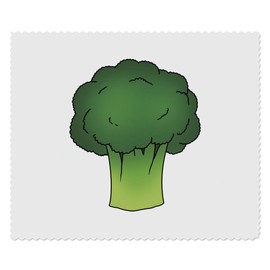 2 x 'Broccoli' Microfibre Lens/Glasses Cleaning Cloths (LC00032072)